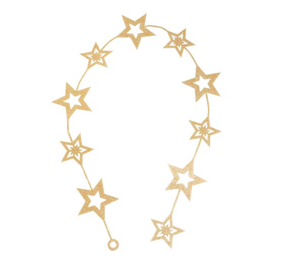 Glitter garland "Stars"
