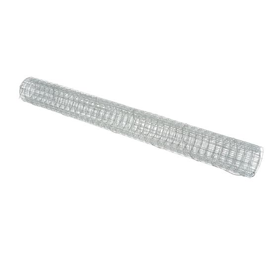 Dr&aacute;těn&eacute; pletivo, pozinkovan&eacute;, 13x13mm, 100x40cm, stř&iacute;brno&scaron;ed&eacute;
