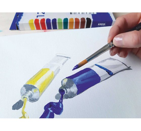 KREUL el Greco Acrylic Set, 12 x 12 ml tubes