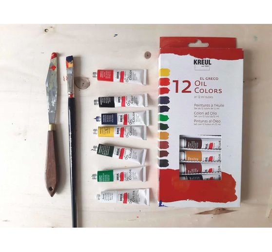 KREUL el Greco oil paint set
