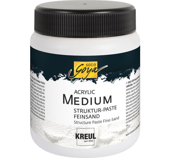 Acrylic Medium Structure Paste Fine Sand