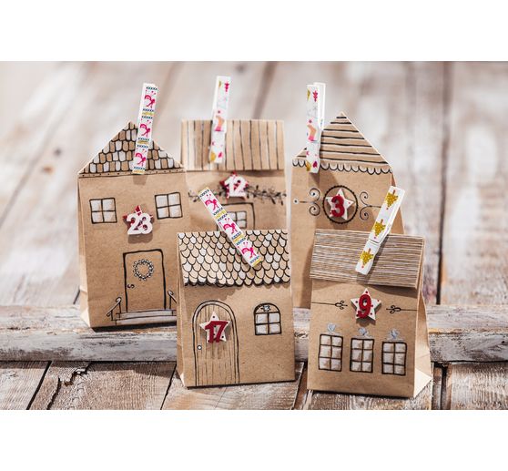 Kraftové papírové sáčky VBS, 8 kusů