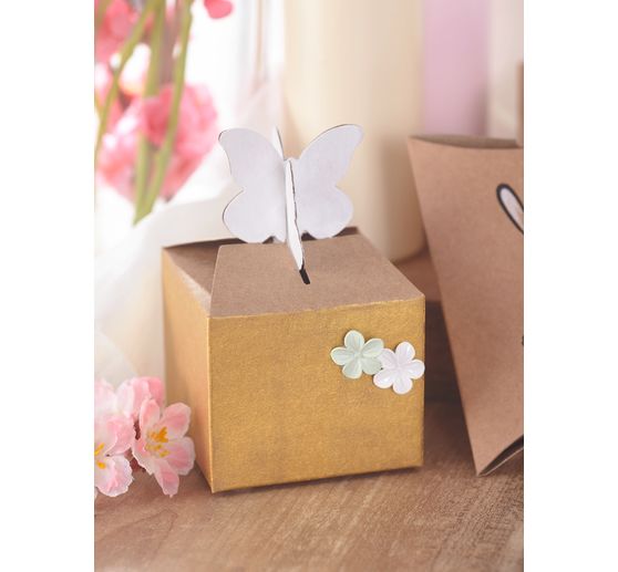 VBS Cardboard box "Butterfly", 4 pieces