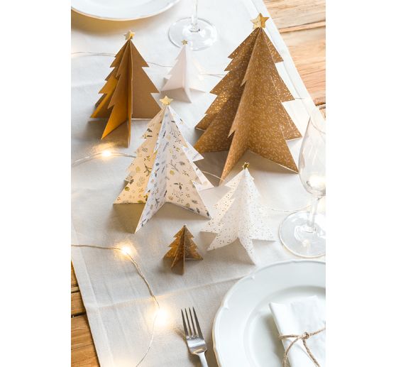 Natural cardboard "Misteltoe Gold"