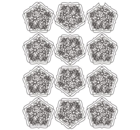 Silhouette balls "Flowers"