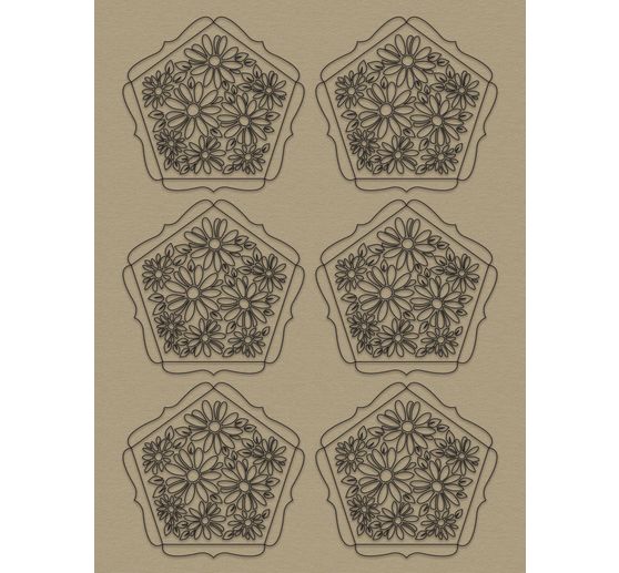 Silhouette balls "Flowers"