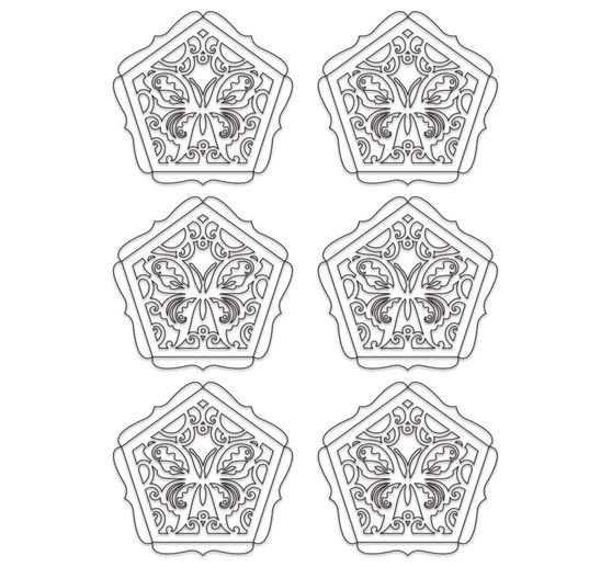 Silhouette balls "Butterflies"