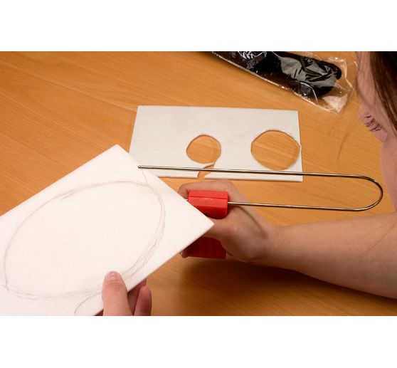 Řezák na polystyren, cca 22 cm