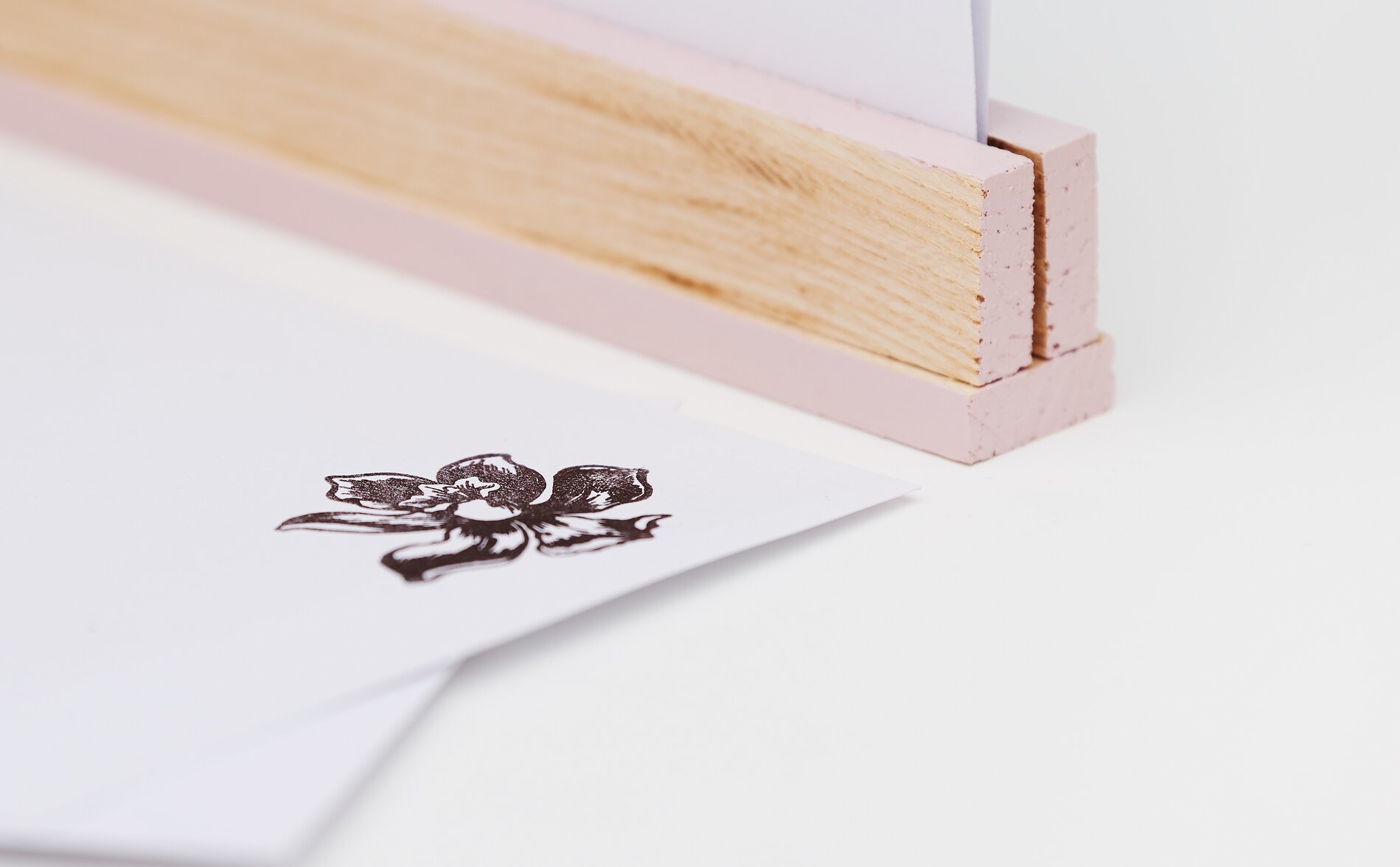 Easter greetings with stamp prin