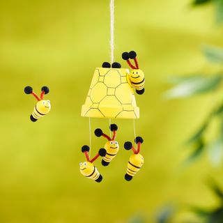 Bees' nest made from clay pots