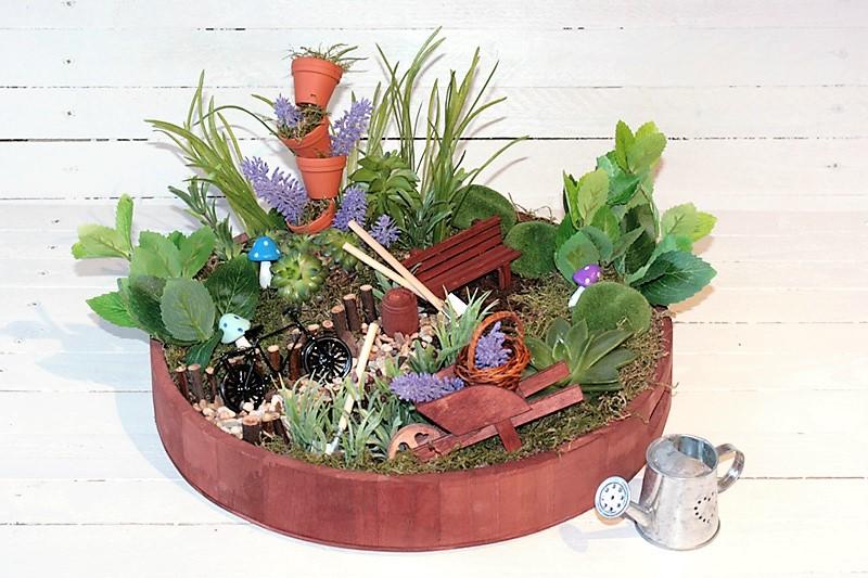 Miniatur-Garten selber gestalten