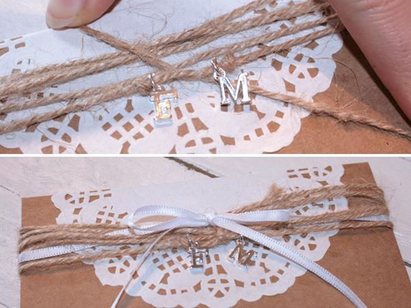 Hochzeitseinladungen_Anleitung6 Hochzeitseinladung Anleitung Einladungskarte cord mit Buchstaben