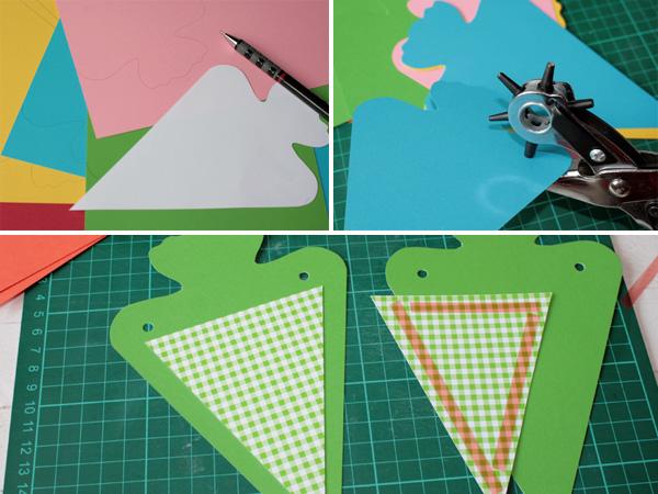 Einschulung: Wimpelkette Einschulung Wimpelkette basteln