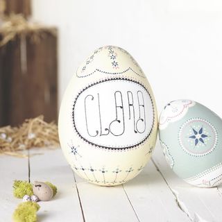 Self-made Easter eggs with filling