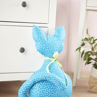 Self-sewn cat cushion