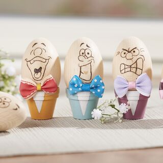 brandmalerei gesicht eier