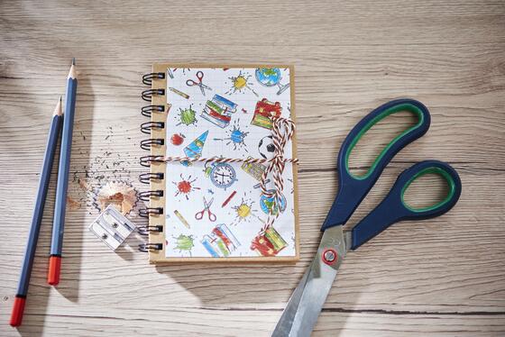 einschulung notizbuch