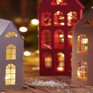 Šablona s motivem domů pro vaši aplikaci Silhouette Cameo